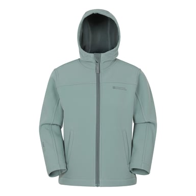 Mountain Warehouse Childrens/Kids Water Resistant Soft Shell Jacket (Light Khaki)
