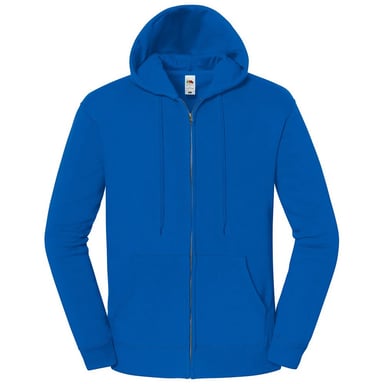 Fruit of the Loom Unisex Adult Iconic Premium Full Zip Hoodie (Royal Blue)