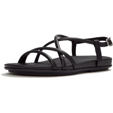 Fitflop Gracie Crystal Leer Dames Sandalen Zwart