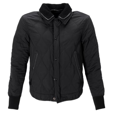 Tom Ford Shear-Trimmed Down Jacket in Black Polyamide