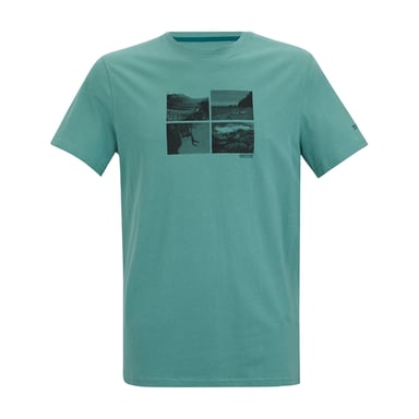 Regatta Mens Breezed Square Detail T-Shirt (Arctic)