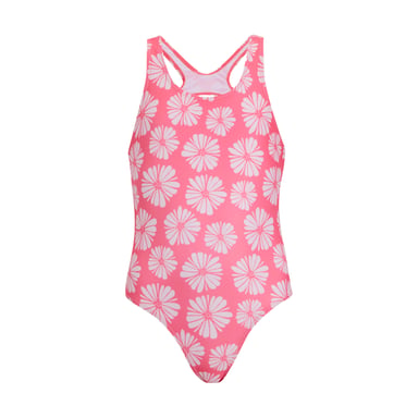 Regatta Girls Katrisse Floral One Piece Swimsuit (Pink Haze)