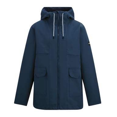 Regatta Womens/Ladies Orlea Floral Waterproof Jacket (Navy)
