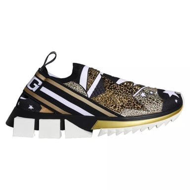 Dolce & Gabbana Flerfärgad Kometstjärna Tryck Sorrento Sneakers Skor