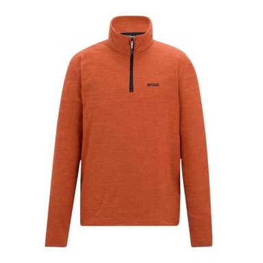 Regatta Thompson Marl Fleecejacka med halv dragkedja för herrar (Rostig orange)