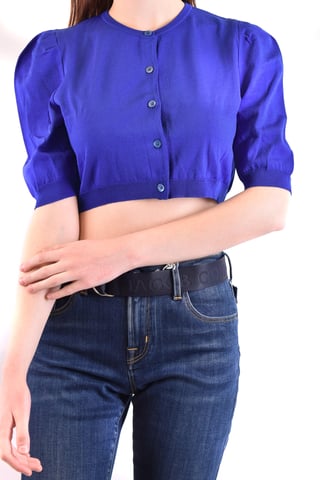 Cropped Cardigan Short Sleeve
