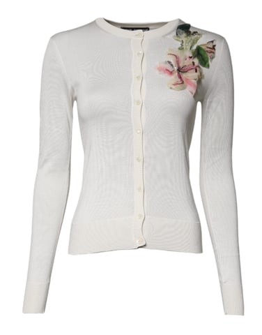 Blommönstrad kashmircardigan