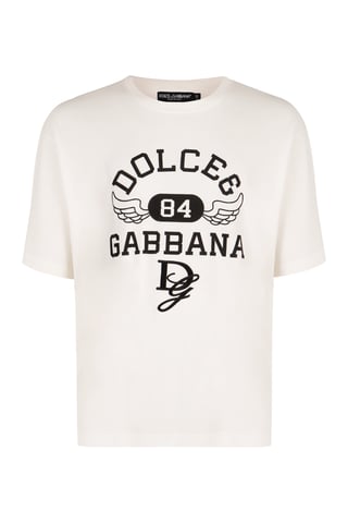 Logotryckt bomulls T-shirt