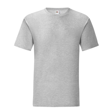 Fruit of the Loom Unisex Adult Iconic Heather T-Shirt (Dark Heather Grey)