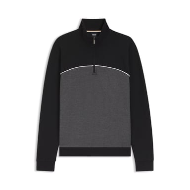 Boss Mens Quarter Zip Sweatshirt (Black)
