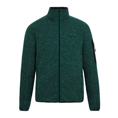 Regatta Mens Newhill Marl Full Zip Fleece Jacket (Mediterranean Green)