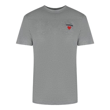Love Moschino Liten Logo Grå T-shirt