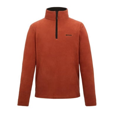 Regatta Great Outdoors Mens Thompson Half Zip Fleece Top för män (Tegelsten)