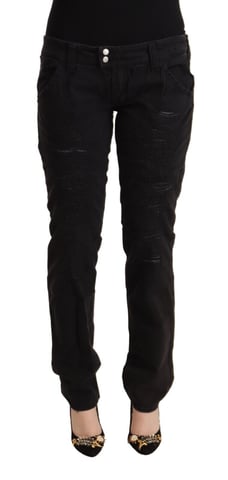 Slim Fit Distressed Jeans