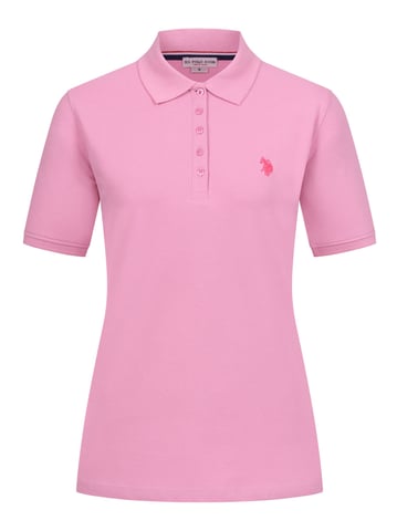 U.S. POLO ASSN. Women's Polo Shirt Short Sleeve Made of Cotton Elastane