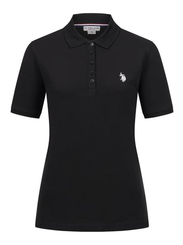 U.S. POLO ASSN. Women's Polo Shirt Short Sleeve Made of Cotton Elastane