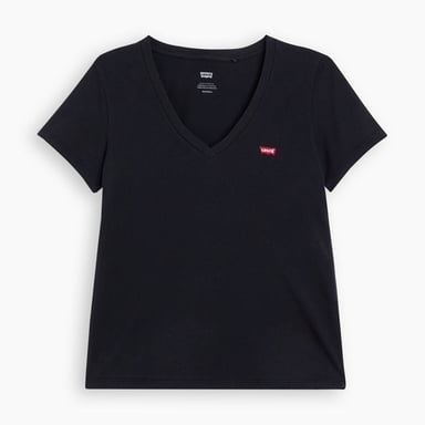 Dames Levi's 2-pack V-hals T-shirts in zwart