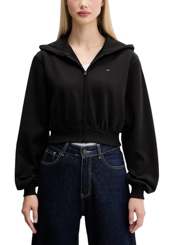 Zipup Cropped Hoodie