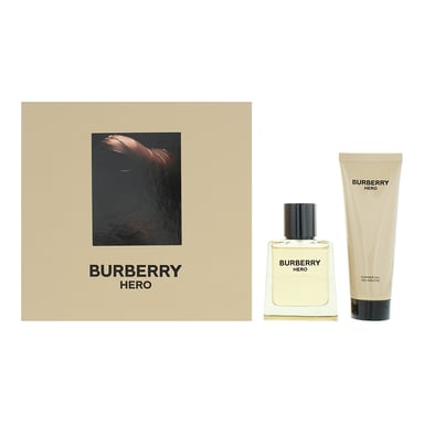 Burberry Hero For Men Eau de Toilette 50ml + Shower Gel 75ml Gift Set for Him
