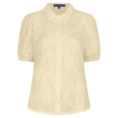 Red Button Blouse korte mouw srb4826 victoria
