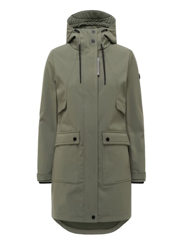 Navahoo women’s softshell transitional jacket Morgennebel with hood