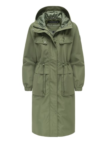 Navahoo women’s transitional parka Kirschwind with hood