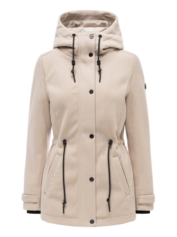 Navahoo women’s transitional jacket Lächelstern with hood in wool look