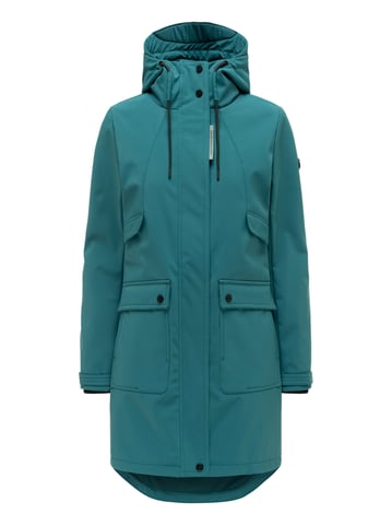 Navahoo women’s softshell transitional jacket Morgennebel with hood