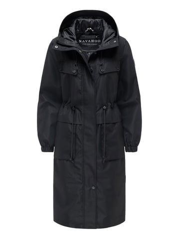 Navahoo women’s transitional parka Kirschwind with hood