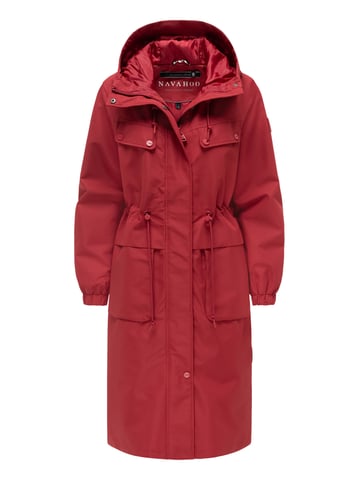 Navahoo women’s transitional parka Kirschwind with hood