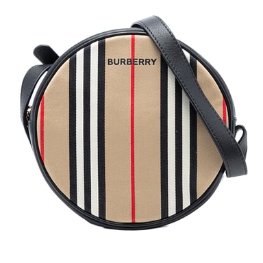 Begagnad Icon Stripe Canvas Louise Crossbody