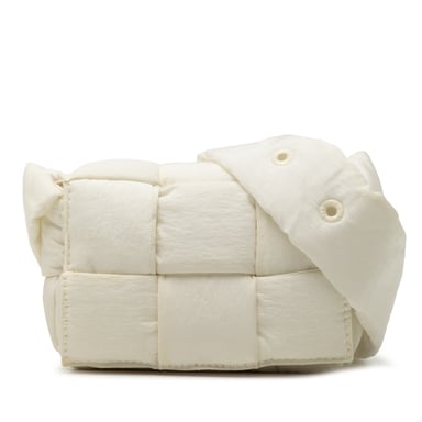 Begagnad Candy Nylon Intrecciato Vadderad Tech Cassette Crossbody