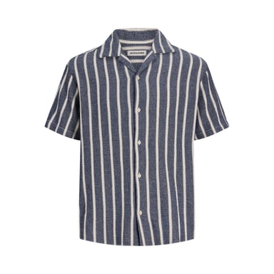 Jack & Jones Overhemden Coba Stripe Resort Shirt Blue