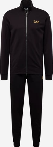 EA7 Emporio Armani Zip Tracksuit Black