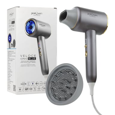 Veloce Ionic Blue Hair Dryer g