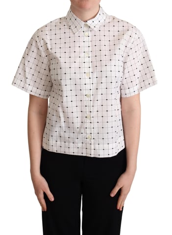Dolce Gabbana Short Sleeve Shirt Gingham Check