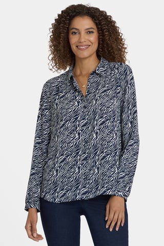 Modern Blouse | Vintage Zebra