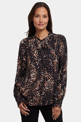 Tie-Neck Blouse | Le Montclair