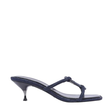 Pave Geo Bombe Miller Low Heel Sand