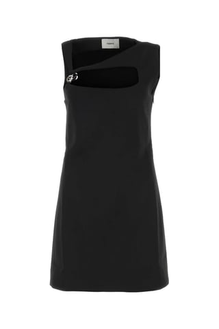 Zwarte Stretchjersey Aansluitend Jurk