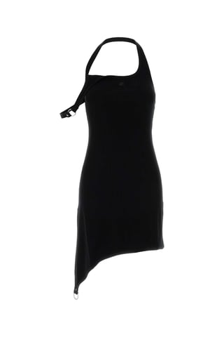 Black Viscose Blend Dress