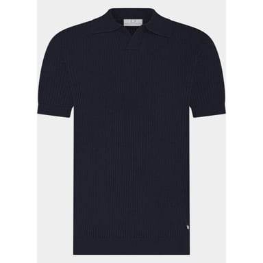 Born with Appetite Polo heren richard knitted polo ss halfz bwa26106ri21/4001