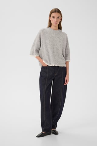 3/4 mouw KBEris 3/4 mouw Loose fit