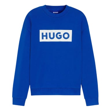 Hugo Mens Niero Logo Crew Neck Sweatshirt (Blue)