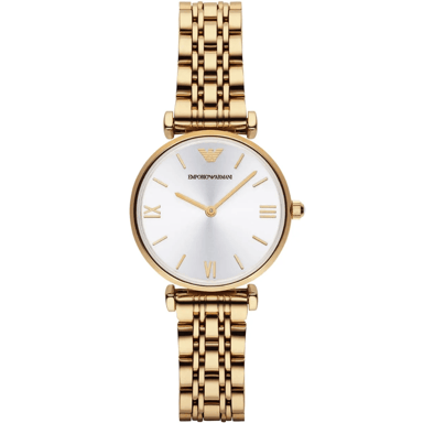 Emporio Armani AR1877 Gianni T-Bar 32mm Gold-Tone Ladies Watch