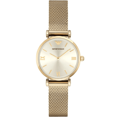 Emporio Armani AR1957 Retro Ladies 32mm Gold Stainless Steel Watch