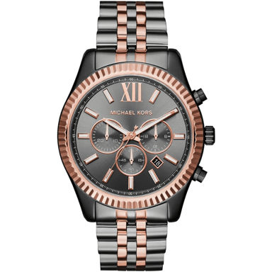 Michael Kors Lexington MK8561 Chronograaf Grijze Wijzerplaat 44mm Herenhorloge