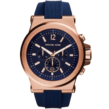 Michael Kors MK8295 Dylan Chronograaf Marineblauwe Wijzerplaat 49mm Herenhorloge