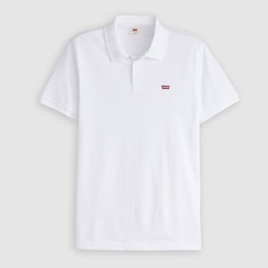 Men's Levis Housemark Polo Shirt in White
