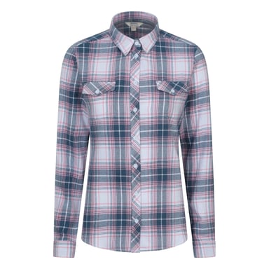 Mountain Warehouse Womens/Ladies Willow Flannel Shirt (Off White)